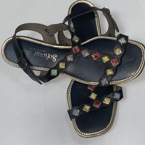 Vintage 60s, Sofwear leather Rhinestone shoes Houston Texas